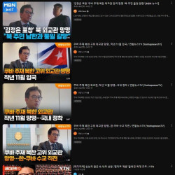 MBC는 북한 외교관 망명한거 한번도 보도 안함