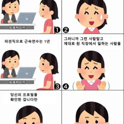 결혼정보 회사에 프로필 등록하는 만화.JPG