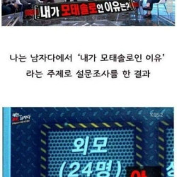 모쏠이 흔히 착각하는 1위