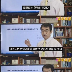 태권도는 한국의 것이다 라는 중국인