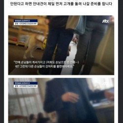 식사 거절을 7번이나 당하는 안내견의 하루...