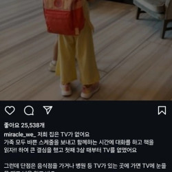 TV 없는 집 아이들의 부작용