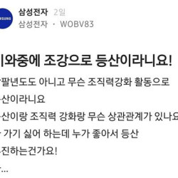 삼성전자의 위기타개책 떴다