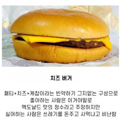 맥도날드에서 가장 논란이 많다는 메뉴