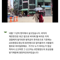 네팔 길거리가 깨끗해진 이유