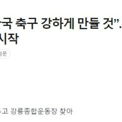 홍명보 '사퇴는 없다. 한국축구 강하게 만들것'