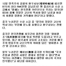 BTS를 북한 보이그룹으로 알았던 중국인들.