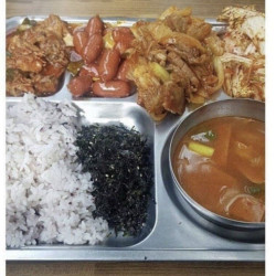 전역 당일 아침 식사 jpg