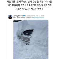 진정한 호크아이였던 “제레미 레너”