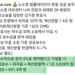 이혼소송 성공보수료 약 700억 받게 된 변호사