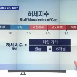 자동차 구매 허세지수. 나는 어떤 차를 끌어야할까? 카푸어 테스트