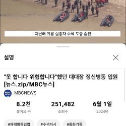 '채상병 대대장' 정신병동 입원