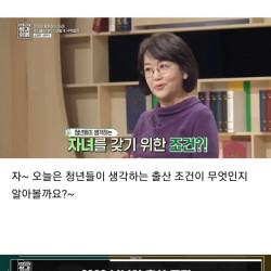 20, 30대 남녀의 출산 조건