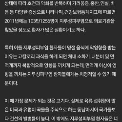 지루성 피부염 환자들이 먹으면 안 되는 음식