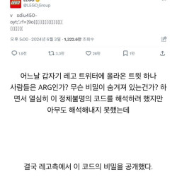 세계 모든 개발자들도 해석 포기한 레고공식 정체불명 코드