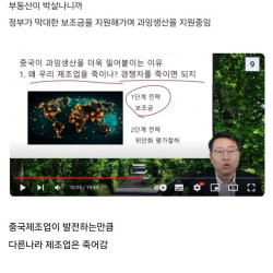 중국의 미친듯한 과잉생산의 이유