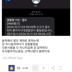 오늘자 피흘리며 쓰러진 외국인을 발견한 디씨인