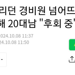 싸움 말리던 경비원 넘어뜨려 사망…가해 20대남 '후회 중'