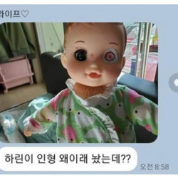 딸의 아끼는 인형을 고쳐준 남편의 대참사