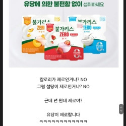 말장난이 심해지는 제로식품