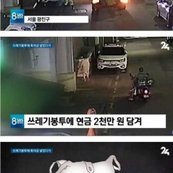 쓰레기더미에서 찾은 2천만원