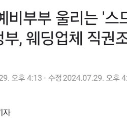 예비부부 울리는 '스드메' 손본다.. 웨딩업체 직권조사 실시