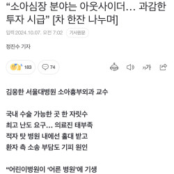 필수과 의사들이 말하는 요즘 소송의 실태