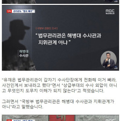 수사단 다른 간부도 외압 증언 '혐의 빼라는 지시 있었다'