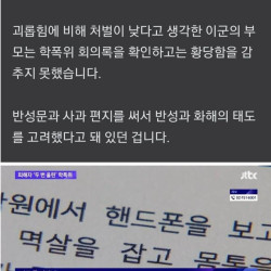 피해자 두 번 울린 학폭위.