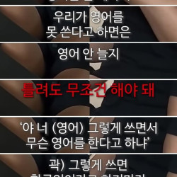 한국사람이 영어를 못하게 된 이유