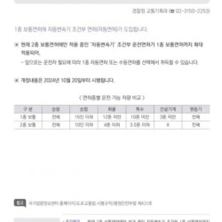 10월 20일부터 '1종 자동' 면허 신설