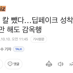 정부, 칼 뺐다…딥페이크 성착취물 보기만 해도 감옥행