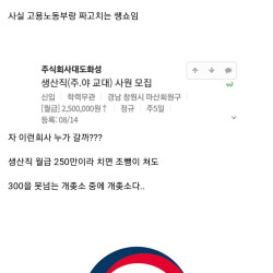 사실 좆소를 유지시키는건 고용노동부임