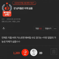 여초에서 1200명이 공감한 남자가 싫은 이유