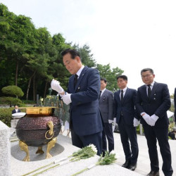 논산시, 제69회 현충일 추념식 '호국영웅들의 충령 기려'