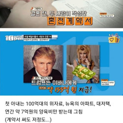 트럼프가 이혼할때 재산분할 피한 방법