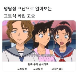 코난으로 보는 교토식 화법