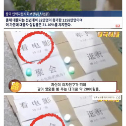 길거리서 여친대행 알바하는 중국여자들