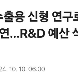 심각한 R&D 예산 삭감 여파