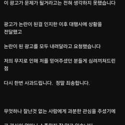 허위광고 논란된 개그맨 임우일 사과문