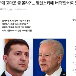 우크라이나는 왜 우리한테만 지랄중인가?