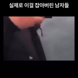 실제로 이걸 잡아버린 남자들