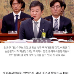 “법카 사용 내역 공시하라” 지적에 ‘내역 없다’는 축구협회