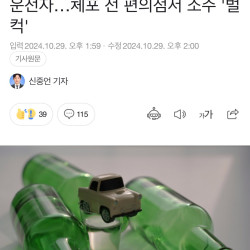 '뺑소니 사망사고' 낸 운전자…체포 전 편의점서 소주 '벌컥'