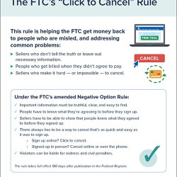 미국연방거래위원회 클릭해서 구독 취소 규칙 발표