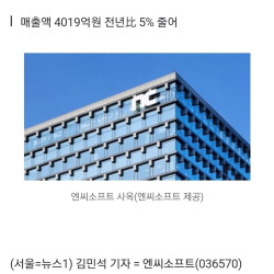 [속보]엔씨소프트 3분기 영업손실 142억원 '적자전환'