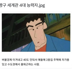 짱구 세계관 4대 능력자 ㄷㄷㄷ