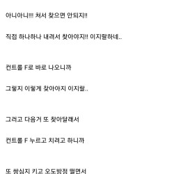 엑셀 단축키 쓰다가 이사가 쌍욕함..