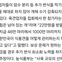 가불기 걸린 개 식용 금지법...개 장수들 1000만마리 번식시킬 것